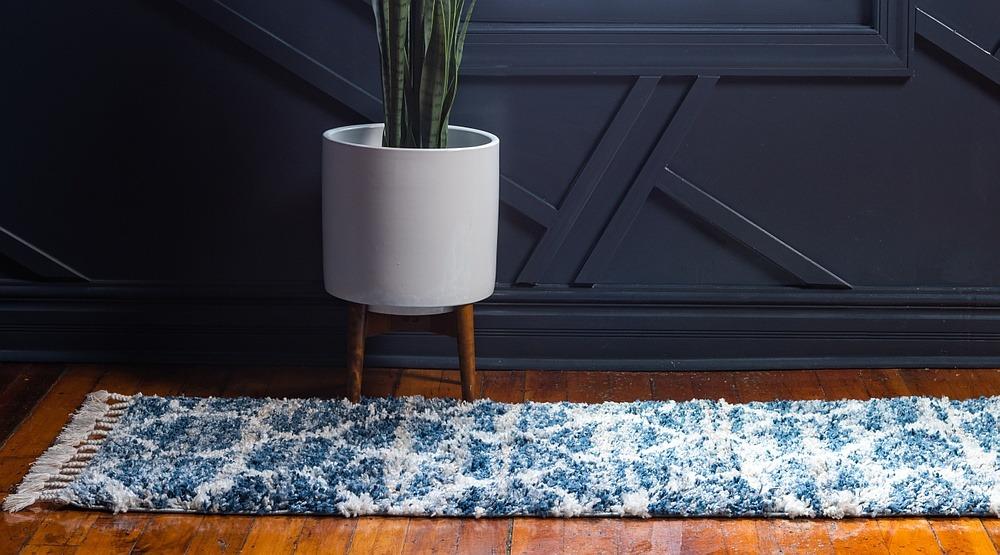 ShaggyLux - Moderner Hochflor Teppich mit Muster | Weich & Kuschelig | Perfekte Wohnraumdeko