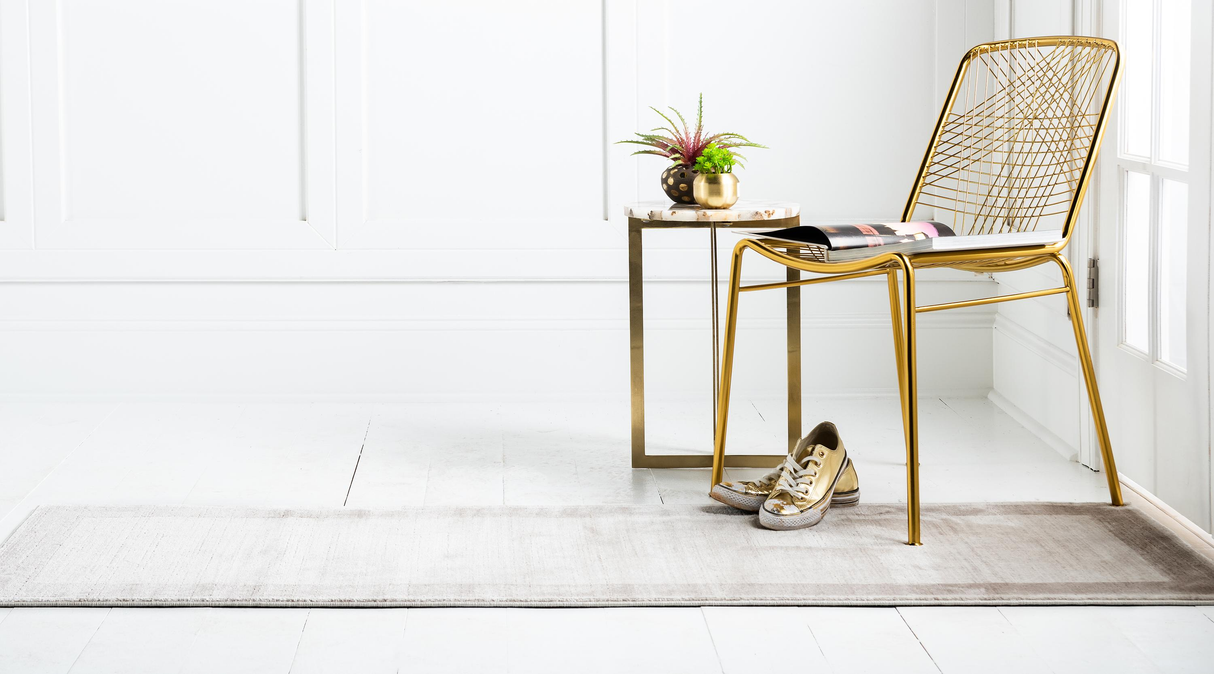 BorderLux - Moderner Teppich mit Randmuster | Zeitloses Design | Weich & Strapazierfähig