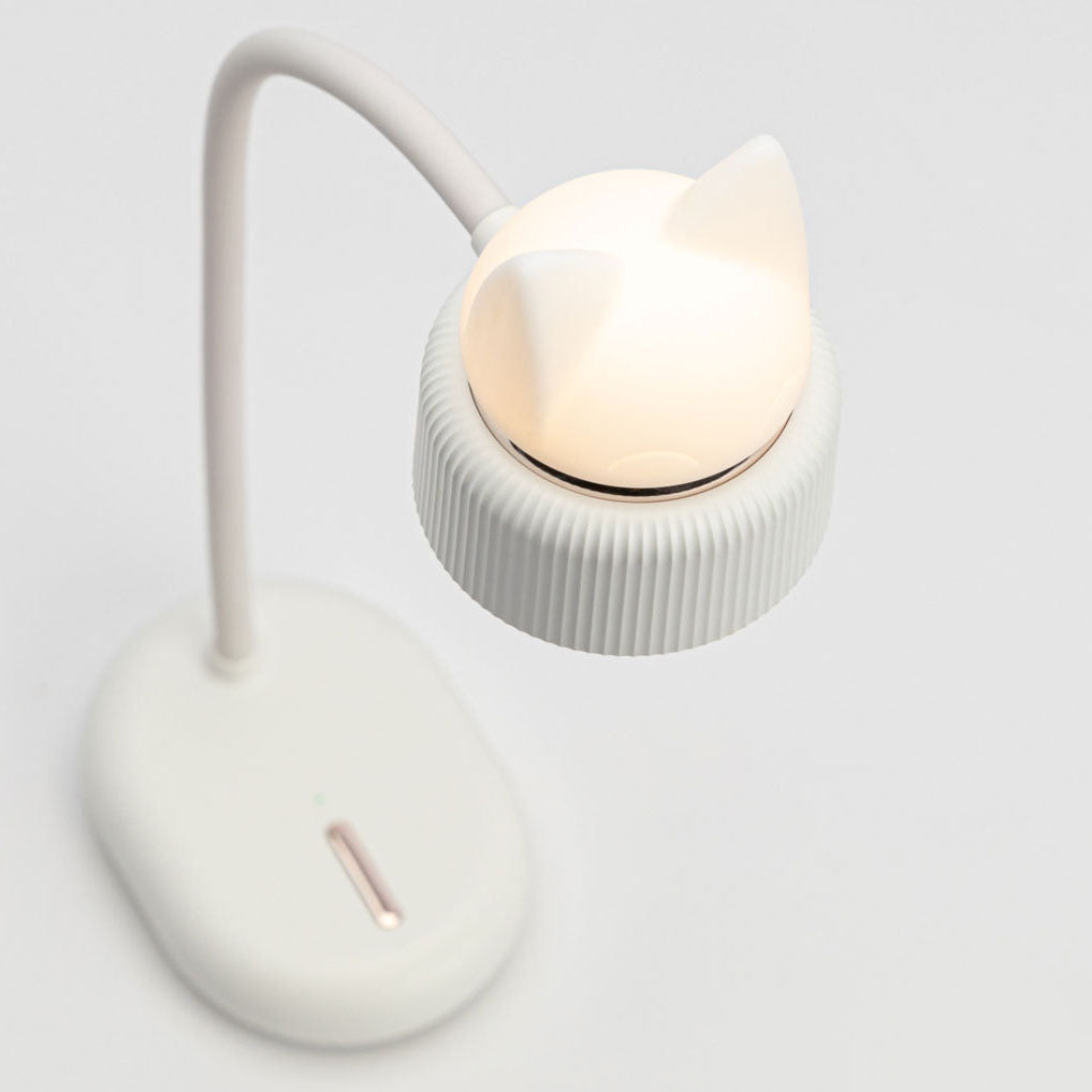 KittyGlow LED Tischlampe | Katzenohr-Design | Augenschonend | Klemmlampe & Normal | Modern & Kreativ