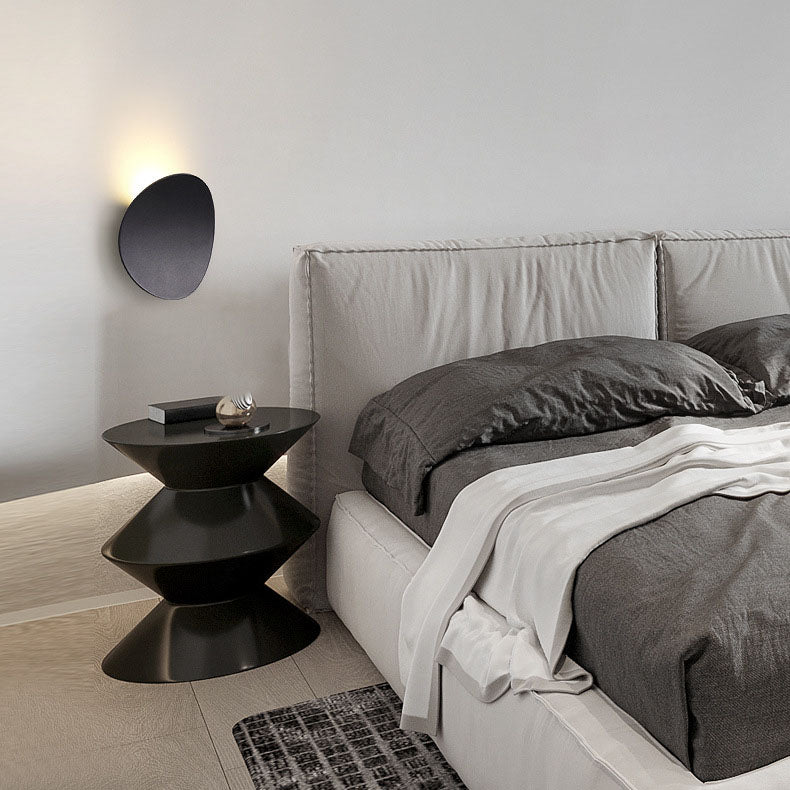 CurveLuxe Minimalistische LED Wandleuchte | Aluminium Rund | Warmweiß & Kaltweiß | Moderne Wandbeleuchtung