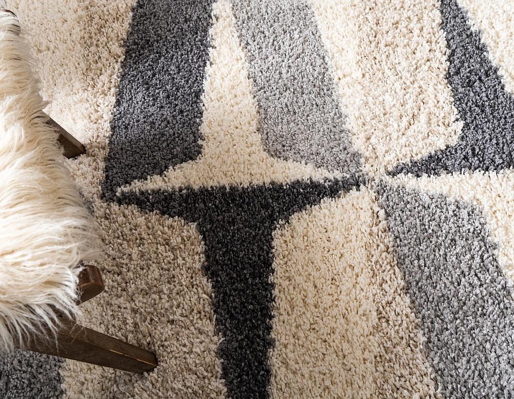 Veluvia Moderner Hochflor Teppich | Weich & Stilvoll | Perfekt für Wohnzimmer & Schlafzimmer