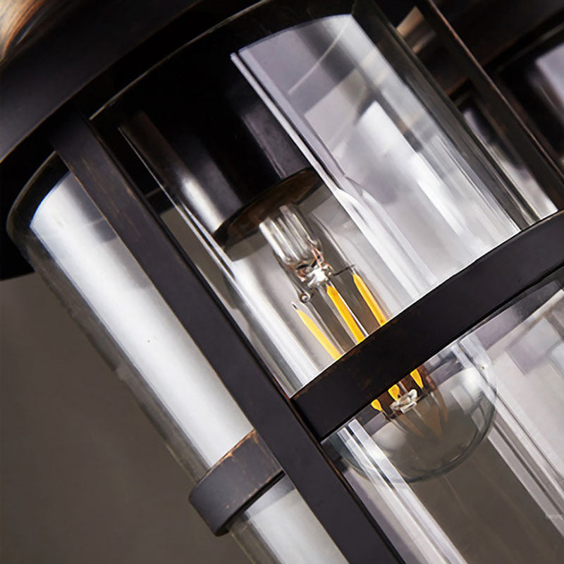 Farmora Kronleuchter | Traditionelles Bauernhaus-Design | Holz & Eisen | 3-flammige Beleuchtung für Esszimmer