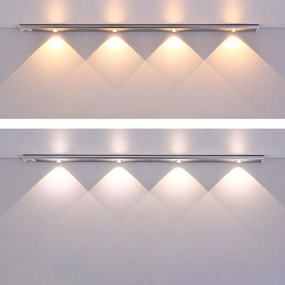 GlowWave Smart LED Lichtleiste | Ultradünn | Bewegungssensor | Wiederaufladbar | Verschiedene Größen