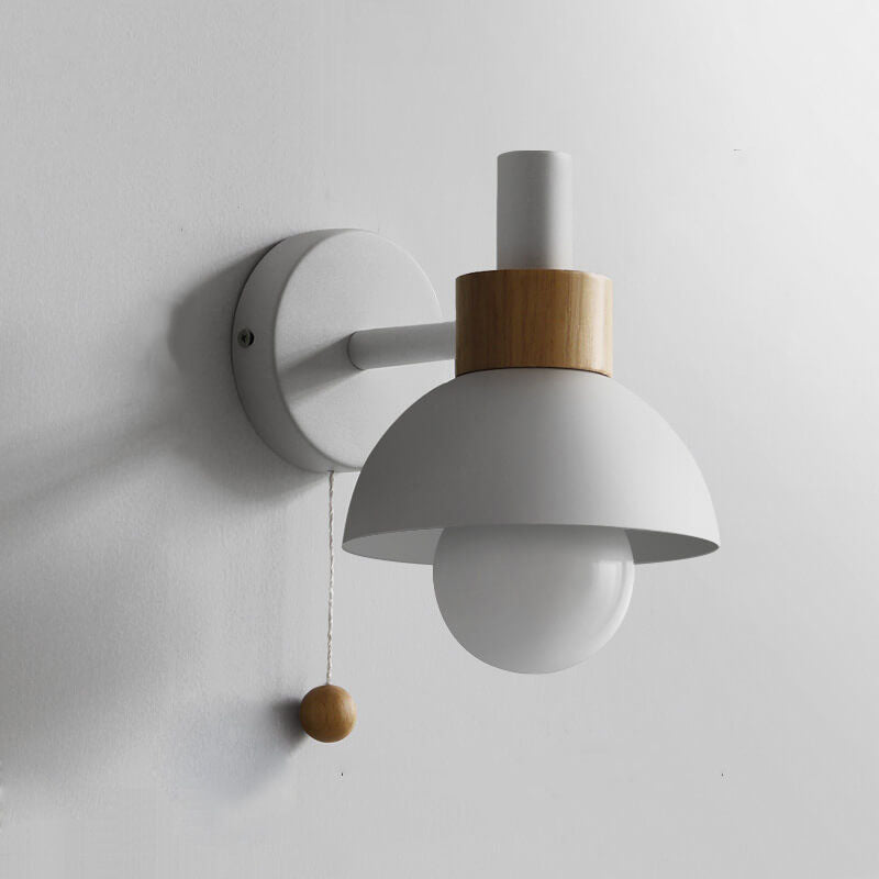 MacaroonGlow Nordic Wandlampe | Farbiges Kugeldesign | Einflammige LED-Wandleuchte für Wohnräume