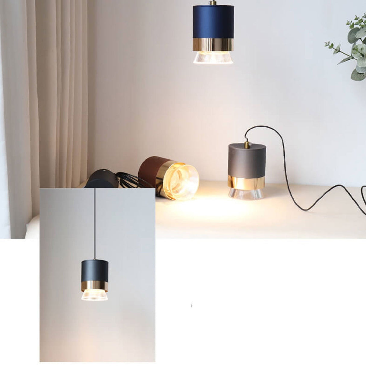 Lumosfera Nordic LED Pendelleuchte | Zylindrisches Design | Aluminium & Acryl | Warmes oder Weißes Licht