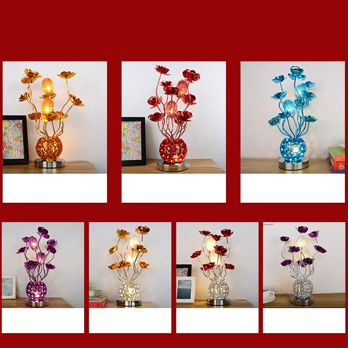 RoséLumina Aluminium LED Tischlampe | Elegantes Design | Stimmungslicht | Leselampe | Deko für Zuhause