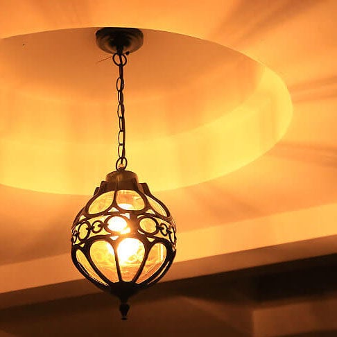 GlobeRetro Outdoor Pendelleuchte | Wasserdicht | Industriedesign | Außenbeleuchtung | Gartenleuchte