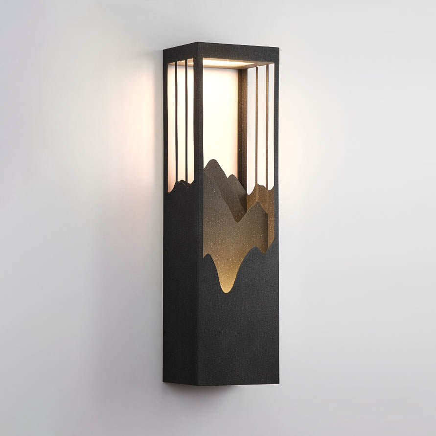 VillaRay LED Wandleuchte | Rechteckige Außenleuchte | Wasserdicht & Modern | Gartenbeleuchtung für Villen | Verschiedene Größen