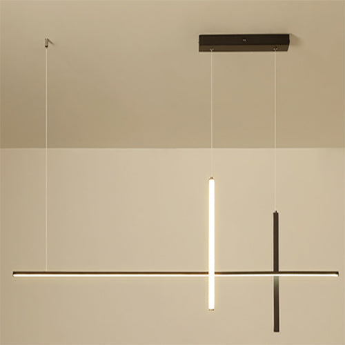 Modern Minimalist Long Line LED Chandelier