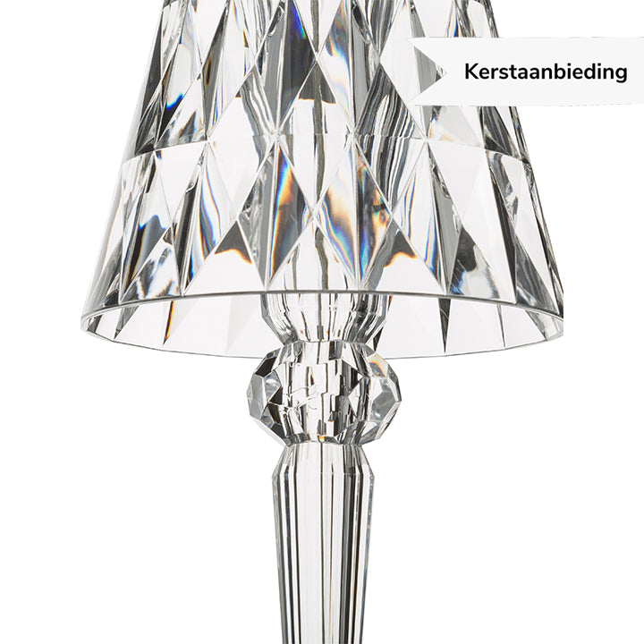 LuxeCrystal Premium LED Tischlampe | Kabellos | Dimmbare Kristallbeleuchtung | Stimmungslicht & Dekoration