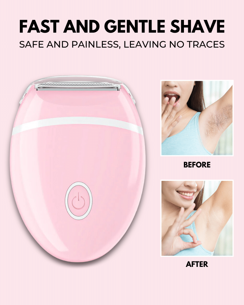 SmoothLady 2.0 Elektrischer Damenrasierer | Kabelloser Nass- & Trockenrasierer | Hautschonende Haarentfernung