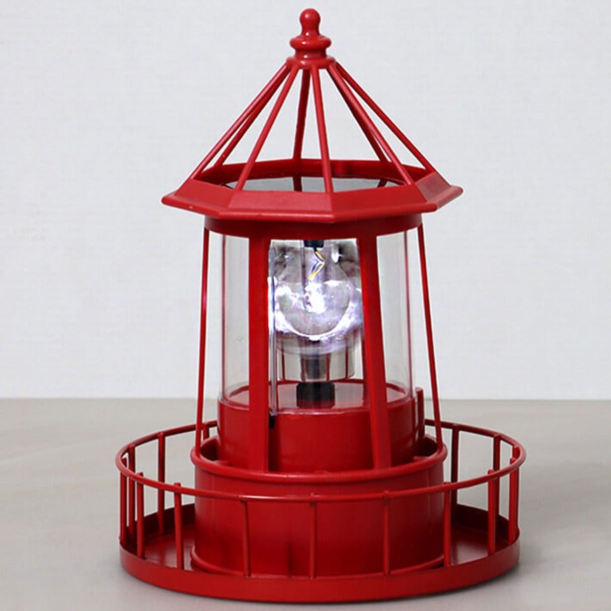 SolarSpin LED Gartenleuchte | Rotierender Turm | Solarbetrieben | Deko & Landschaftsbeleuchtung