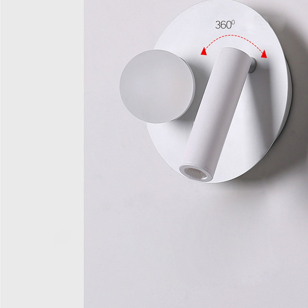 LumoForm Nordic LED Wandleuchte | Rund & Eckig | Minimalistisches Design | Leselampe mit Acryl & Eisen