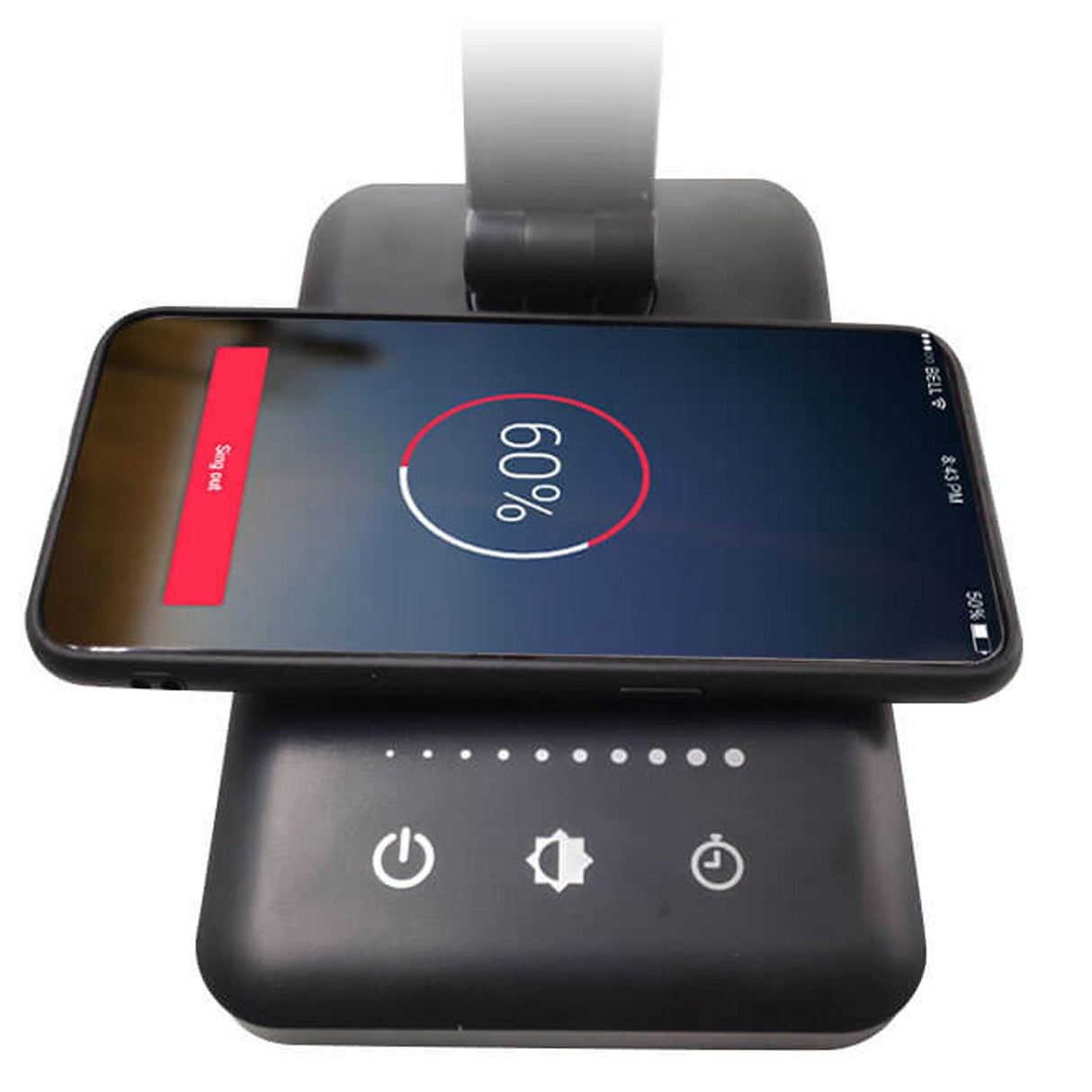 Lumosync FoldPro LED Tischlampe | Kabellos & Wiederaufladbar | Augenschutz | Dimmbar | USB-Ladestation