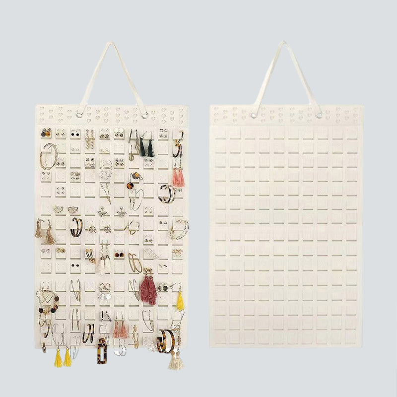 OrgaFelt Schmuck Organizer | Hängender Filz Organizer | Platzsparend & Stylisch | Perfekt für Schmuck & Accessoires