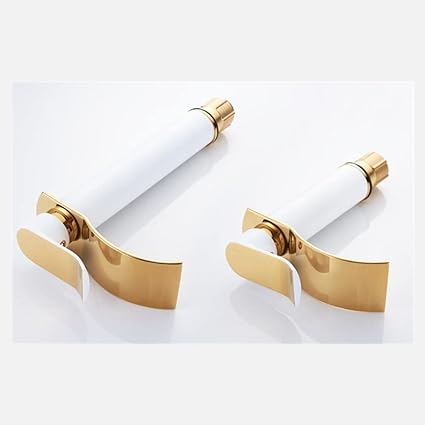 HydroFlow Wasserfall-Waschtischarmatur | Hochwertige Messing-Mischbatterie | Modernes Badezimmerdesign