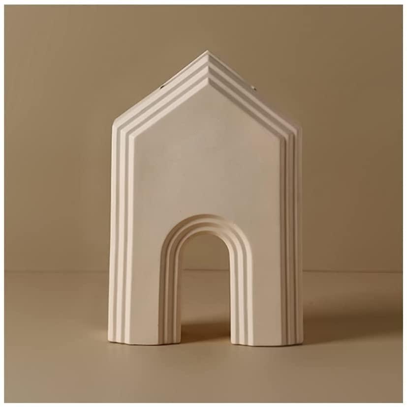 CeramiCasa Design Keramik Vase | Dekorative Akzentvase im Hausstil | Modernes Wohnaccessoire in Verschiedenen Farben