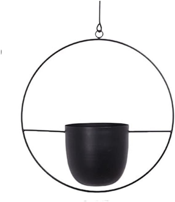 BloomSphere Hängender Blumentopf aus Metall | Modernes Pflanzgefäß | Indoor & Outdoor Deko | Platzsparend & Stilvoll