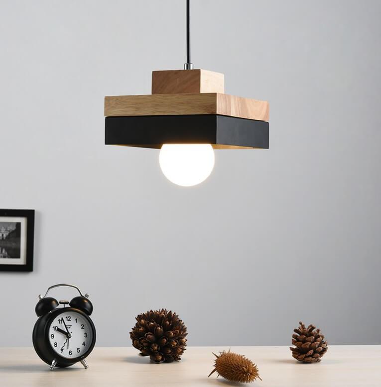 Skyform Minimalistische Pendelleuchte | Runde und Quadratische Optionen | Modernes LED-Design | Elegante Beleuchtung für Zuhause