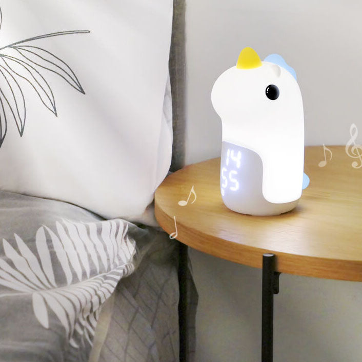 Unilora DreamLight Wecker | Einhorn Design | Timer & LED Nachtlicht | Kinderzimmer-Deko
