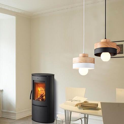 Skyform Minimalistische Pendelleuchte | Runde und Quadratische Optionen | Modernes LED-Design | Elegante Beleuchtung für Zuhause