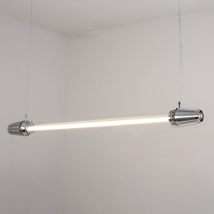 IllustraLine Industrial LED Hängeleuchte | Aluminium-Acryl Design | Esszimmerlampe | Warmweiß & Neutralweiß | Modern & Stilvoll