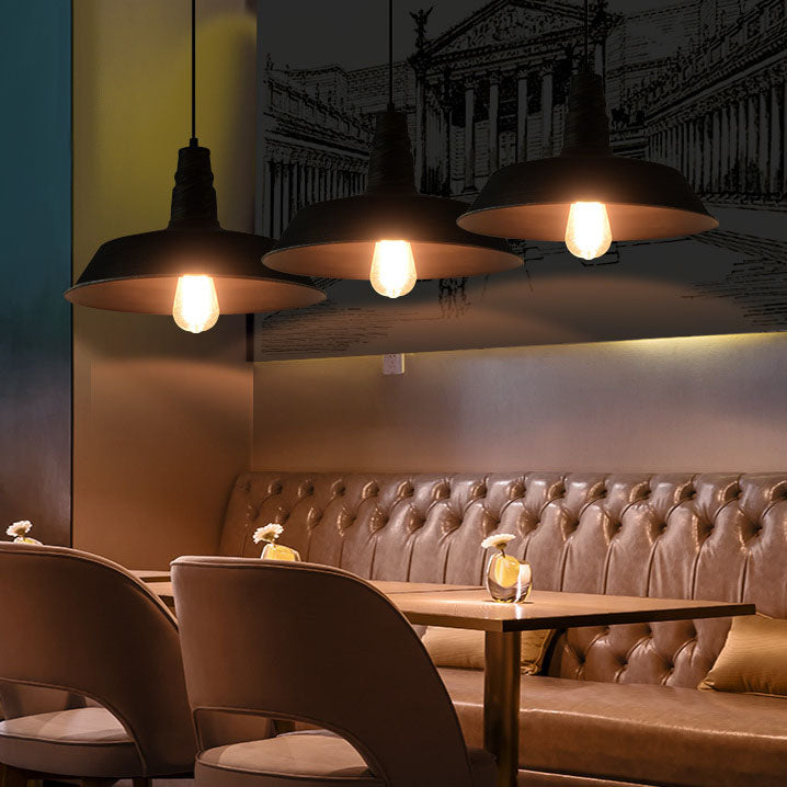 IronSphere Industrielle Runde Pendelleuchte | Moderne Beleuchtung | Vielseitiges Design für Wohnzimmer