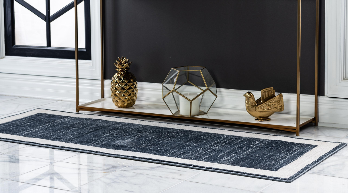 BorderLux - Moderner Teppich mit Randmuster | Zeitloses Design | Weich & Strapazierfähig