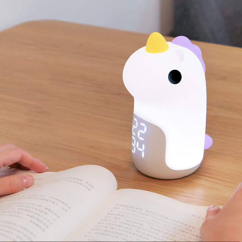Unilora DreamLight Wecker | Einhorn Design | Timer & LED Nachtlicht | Kinderzimmer-Deko