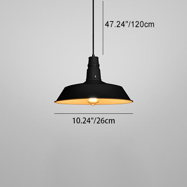 IronSphere Industrielle Runde Pendelleuchte | Moderne Beleuchtung | Vielseitiges Design für Wohnzimmer