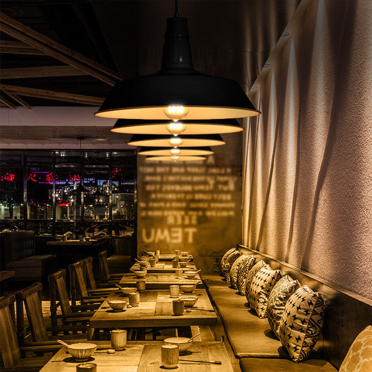 IronSphere Industrielle Runde Pendelleuchte | Moderne Beleuchtung | Vielseitiges Design für Wohnzimmer