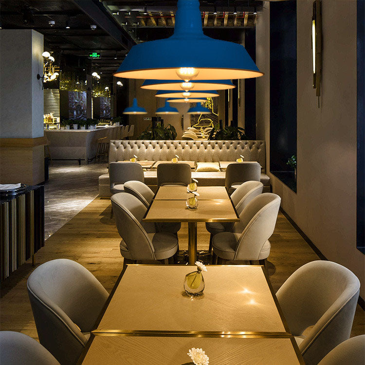 IronSphere Industrielle Runde Pendelleuchte | Moderne Beleuchtung | Vielseitiges Design für Wohnzimmer