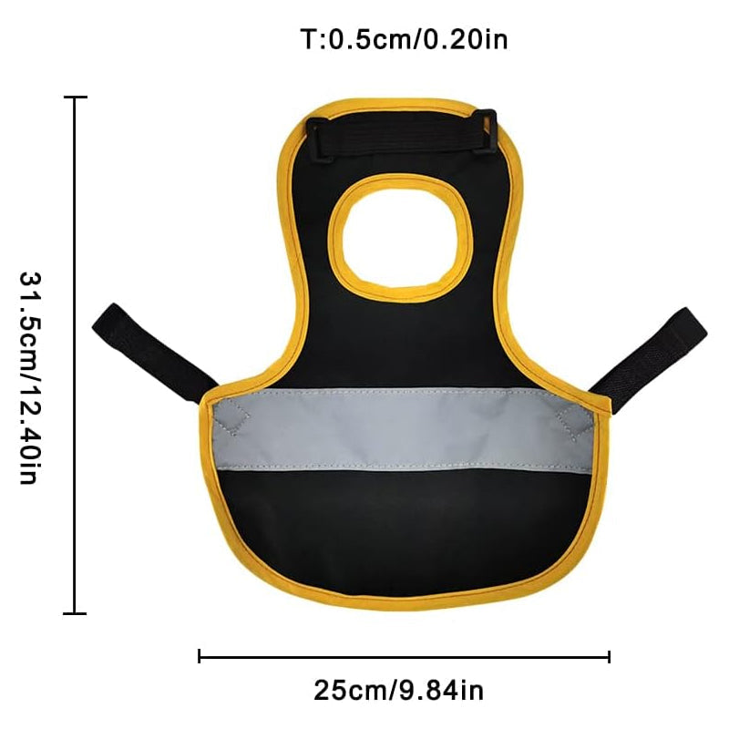 CluckSecure Verstellbarer Hühnergurt & Reflexweste | Sicherheit & Komfort für Hühner | Haustierzubehör