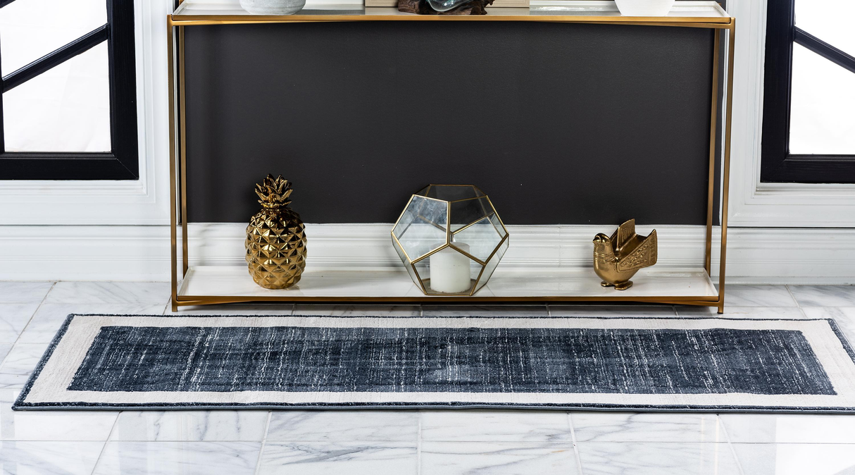 BorderLux - Moderner Teppich mit Randmuster | Zeitloses Design | Weich & Strapazierfähig