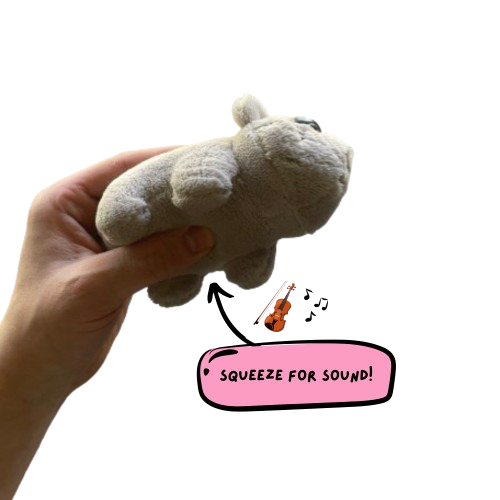 PlushHam Sad Hamster Kuscheltier | Lustiges Meme-Design | Mit oder ohne Sound | Perfekt zum Kuscheln & Verschenken