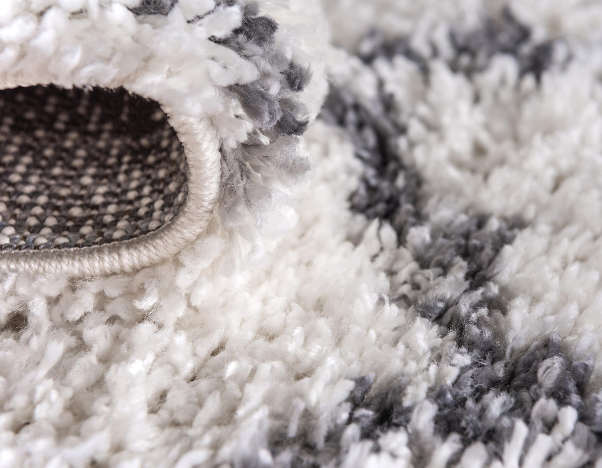 ShaggyLux - Moderner Hochflor Teppich mit Muster | Weich & Kuschelig | Perfekte Wohnraumdeko