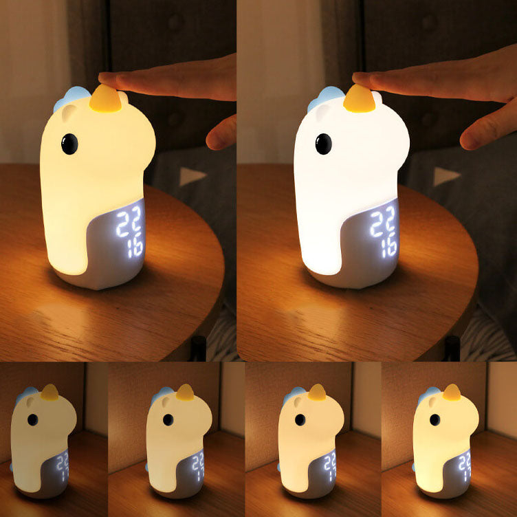 Unilora DreamLight Wecker | Einhorn Design | Timer & LED Nachtlicht | Kinderzimmer-Deko