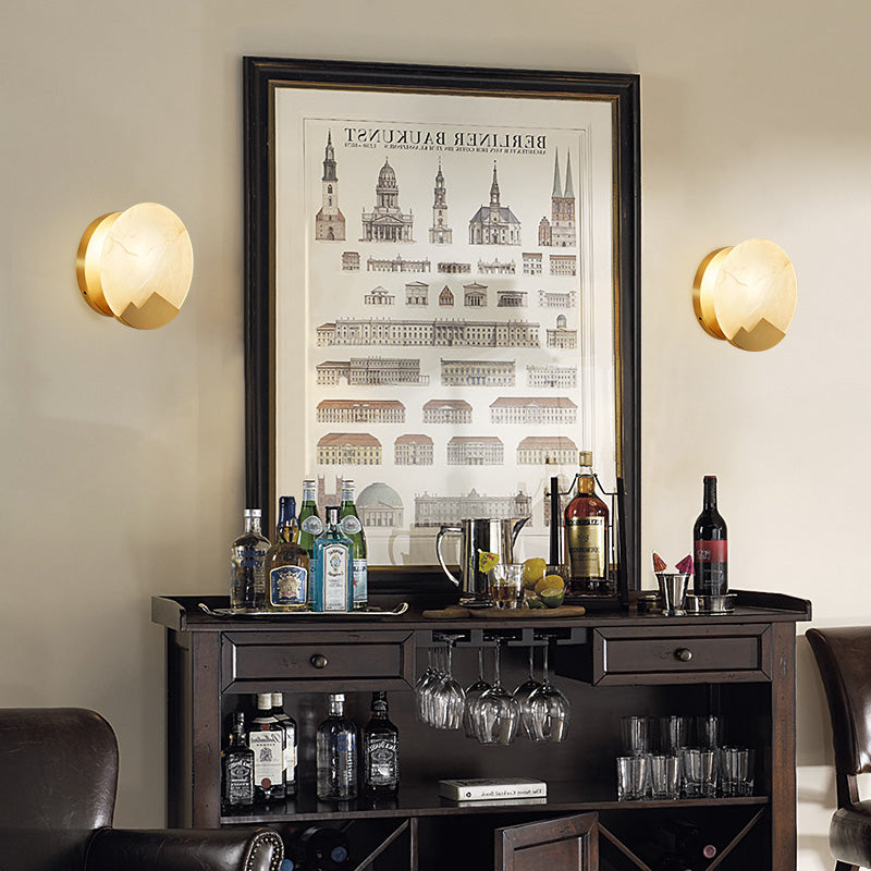 Marvello Nordic Minimalistische Marmor Wandleuchte | Modernes Design | Energiesparend | Elegante Wandbeleuchtung