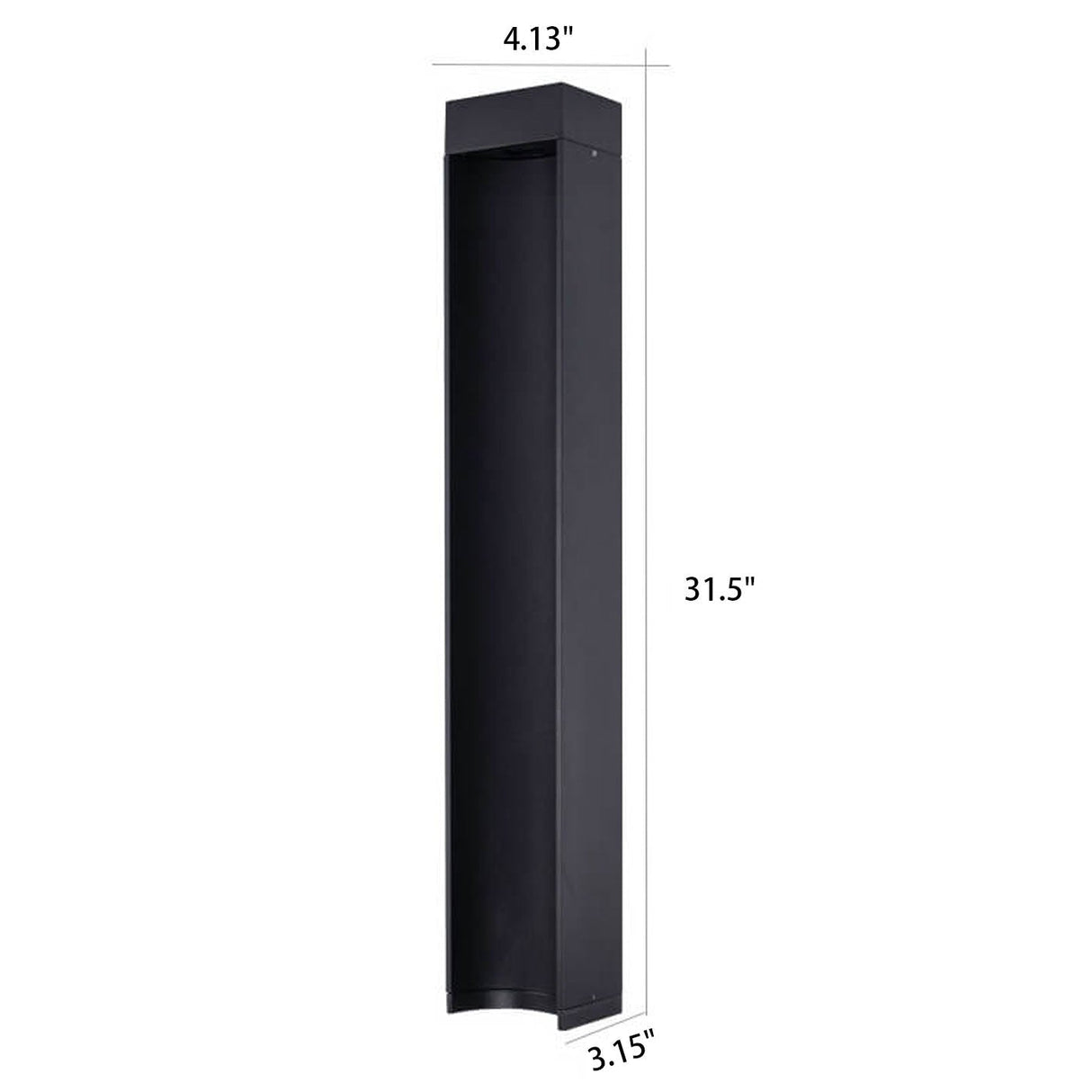 LumiPath Modern Square LED Gartenlampe | Aluminium | Outdoor Wegeleuchte | Energiesparend