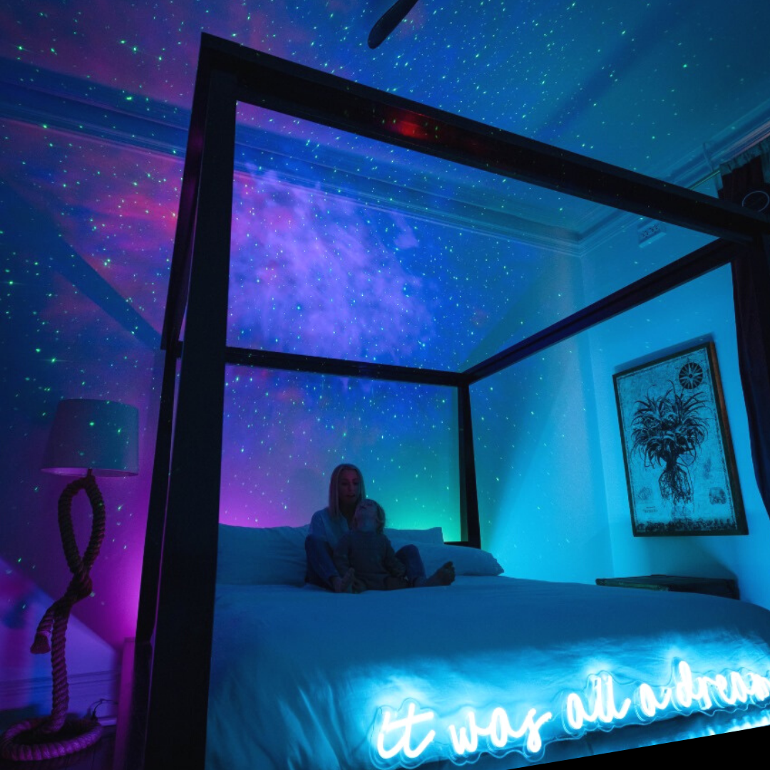 StarScape Galaxy Projektor | LED Sternenhimmel Projektor | Stimmungslicht & Nachtlicht | Magische Lichter für Zuhause