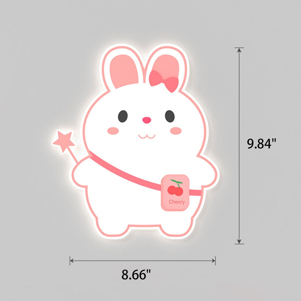 GlowBunny LED Kinder Wandleuchte | Kreatives Design | Einhorn & Hase | Dimmbar & Modern