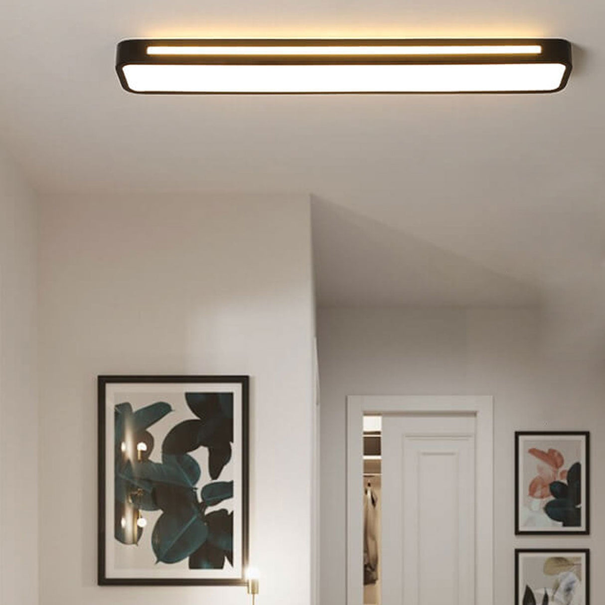 LumiStream Nordic Minimalist LED Deckenleuchte | Modernes Design | Energieeffizient | Flush Mount | Perfekt für Zuhause