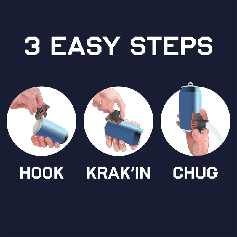 KeyBrew Innovativer Party-Schlüsselanhänger | Bierdosenöffner & Flaschenöffner | Kompakt & Praktisch