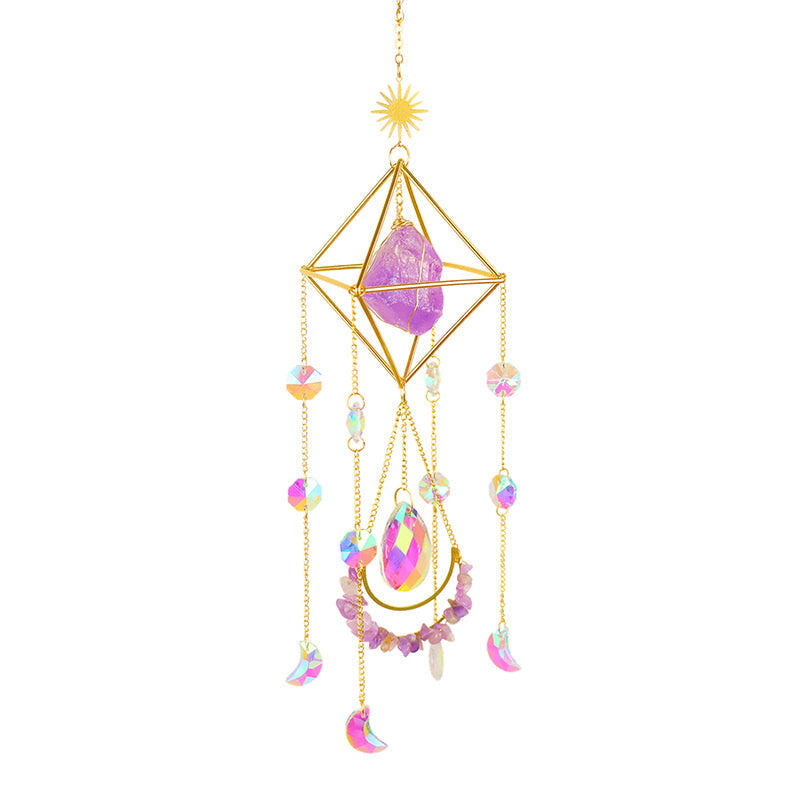 ColorPebble Dekorativer Anhänger | Bunter Kies | Handgefertigte Deko | Ideal für Zuhause & Büro