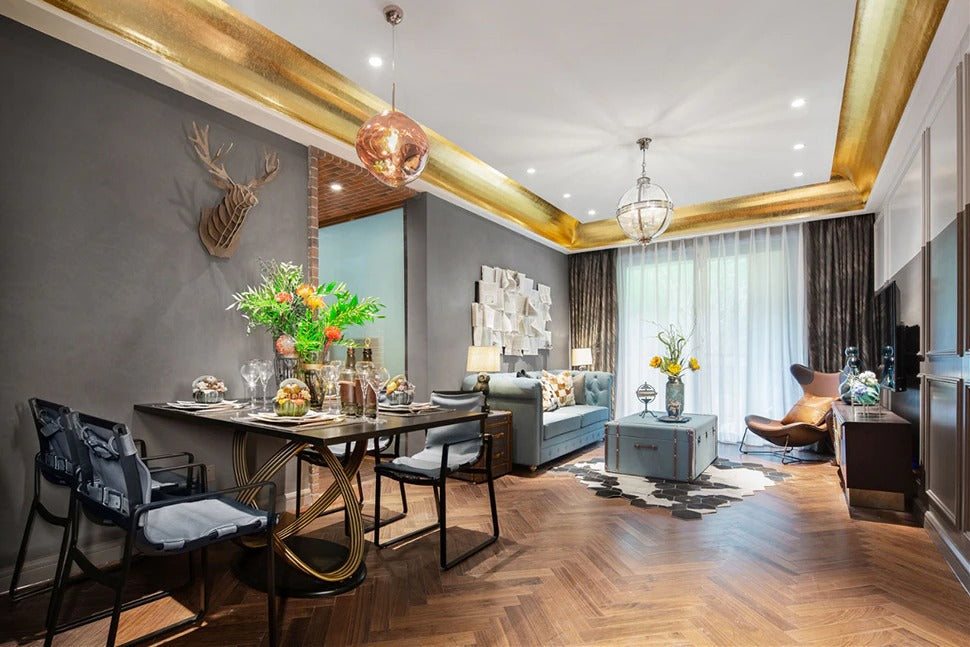 LumiPendant LED-Hängelampe | Modernes Design | Küche & Esszimmer | Pendelleuchte Rosegold | Energieeffizient