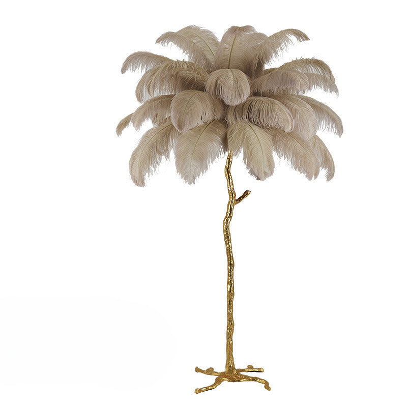 FeatherLuxe Elegante Federlampe | Modernes Design | Deko für Zuhause | Verschiedene Größen