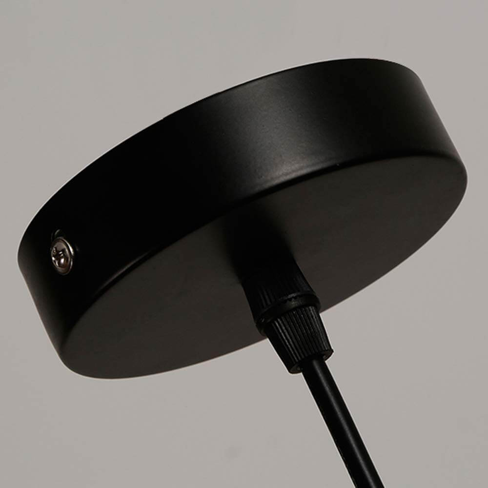 RusticaGlow Retro Pendelleuchte | Rostrote Metall-Kuppel | 1-flammig | Vintage Deckenleuchte