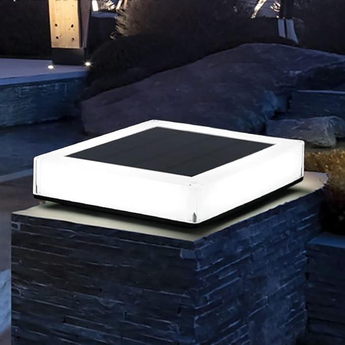 SolarNova Flache LED-Solarlampe | Energieeffizient | Außenbeleuchtung | Garten & Terrasse