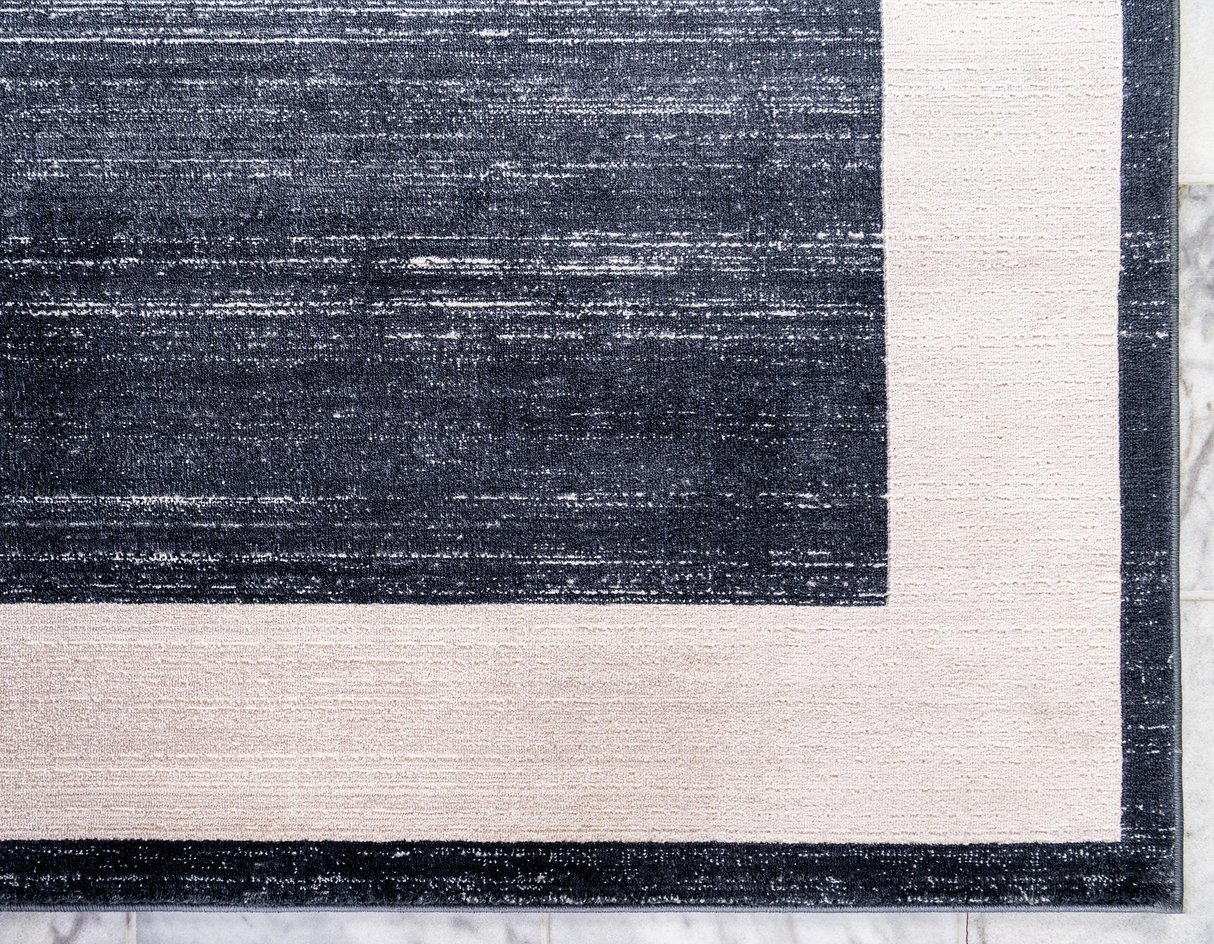 BorderLux - Moderner Teppich mit Randmuster | Zeitloses Design | Weich & Strapazierfähig