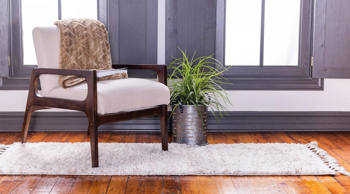 Marlea Hochflor Teppich mit Meliertem Design | Weich & Gemütlich | Perfekt für Wohnzimmer & Schlafzimmer